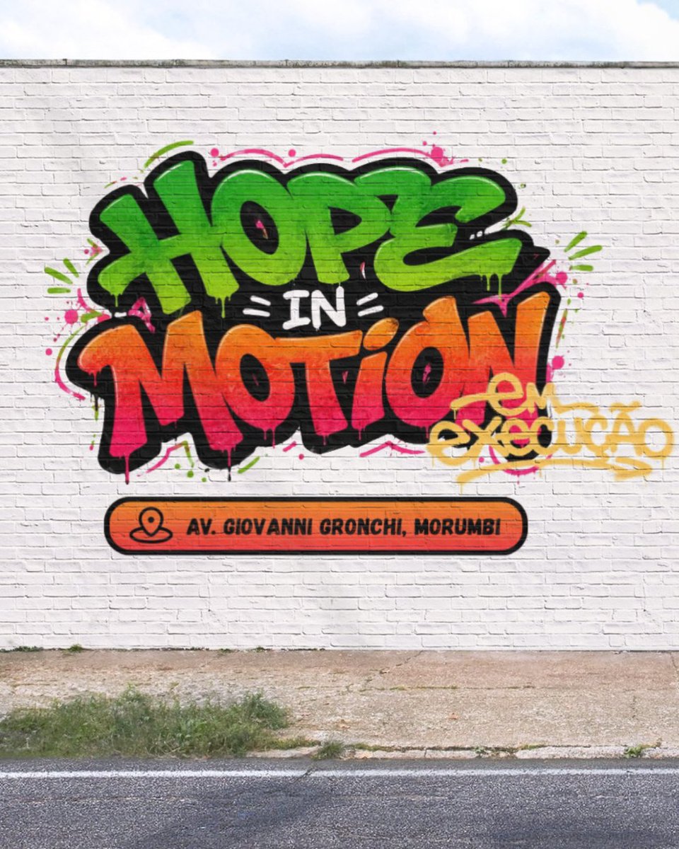 JhopeNews_'s tweet photo. 🚨ATENÇÃO: Projeto na área!  🚨

#HopeInMotion nasceu das ruas e do impacto que o #jhope causa em milhões de pessoas ao redor do mundo.

📍Av. Giovanni Gronchi, Morumbi, São Paulo https://t.co/5vSAdA8j5f