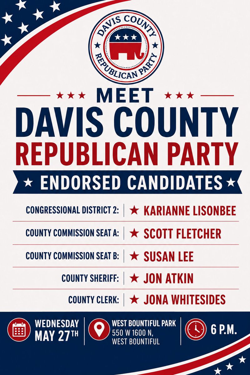 GOPDavisCounty's tweet photo. https://t.co/30YZ9VHJpr