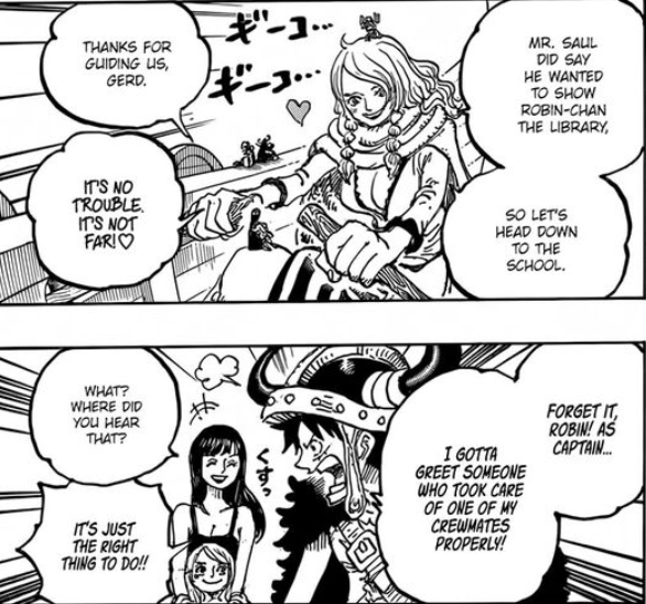 glacieraspberry's tweet photo. Robin aside, I'm going to love seeing this part of Luffy animated. He's come so far as a captain 🥹 https://t.co/FMdBtBXC0y
