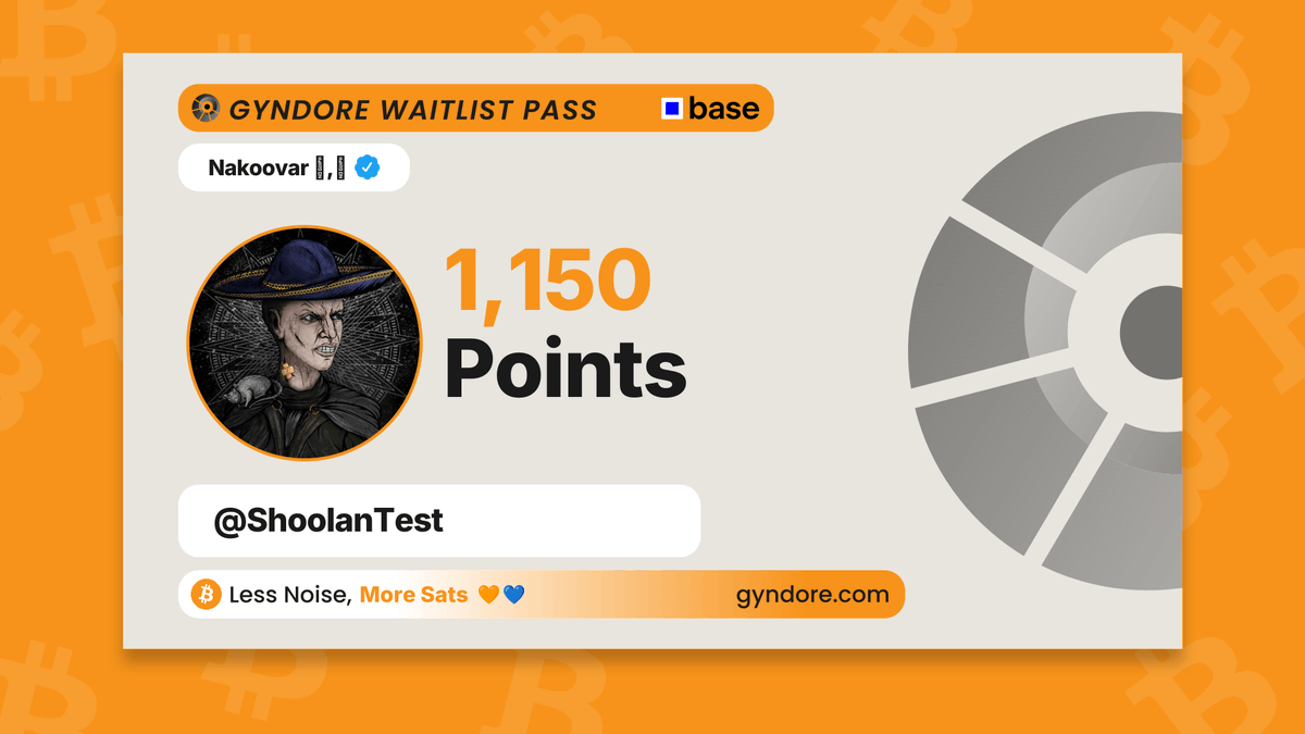 ShoolanTest's tweet photo. Secured my spot on the @Gyndore waitlist.

Already stacking. It pays to be early.

Join now &amp; claim your points → https://t.co/Om41srMuUt https://t.co/S0P989J4tc