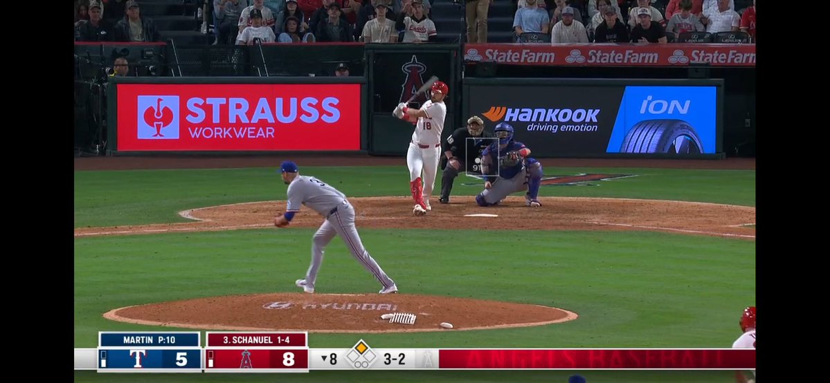 proowls's tweet photo. 5/22: Former @FAUBaseball star @NSchanuel was 2/5 with 2 Hits (48), 1 Run scored (18), and 1 RBI (23) for the @Angels! #FAUBaseball #FAU #Angels #OwlNation #OWLin #WinningInParadise #WIP https://t.co/NHg84uszFw