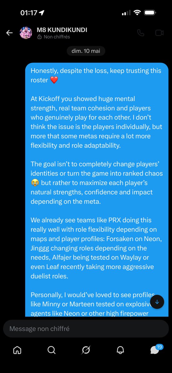LnlWass's tweet photo. @kundikundiVAL @FUTesportsgg @minnyfn @bipoval Moi qui pensée que tu avais lu mon message apres la sortie du stage 1 😂 Gg for the game https://t.co/UFIl6nNTxE