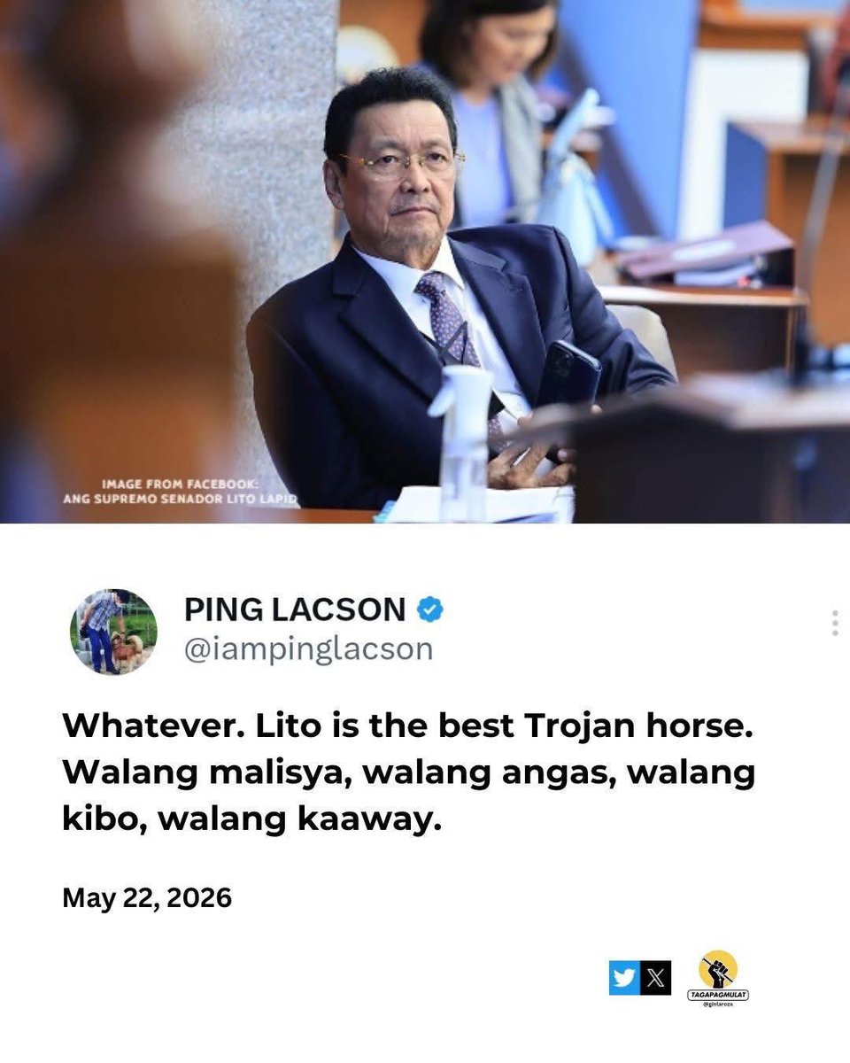 GnosticLegend's tweet photo. Jusmiyo, Mas pipiliin ko na si Sen Lapid kesa dun sa Bobong Ex-convict na kunyari maangas! Bobo na, Attack dog pa ng Pamilya ni Satanas. https://t.co/kfTiT9ysbm