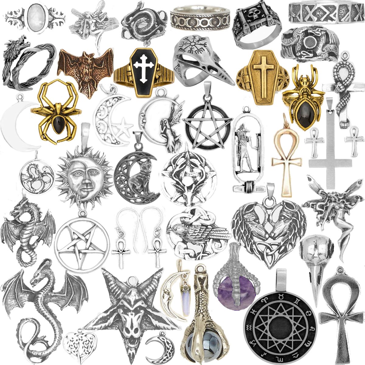 IpsoFactoStore's tweet photo. Just in at Ipso Facto are new pewter, bronze, sterling silver spooky, ancient, witchy earrings, rings, pendants. Shop https://t.co/sPu6bVlI6o &amp; our So Cal store at 517 N. Harbor Bl, Fullerton, CA. Open daily except Memorial day.
See you soon!
#goth #gothic #IpsoFactoStore #witchy https://t.co/s0GJ046NyD