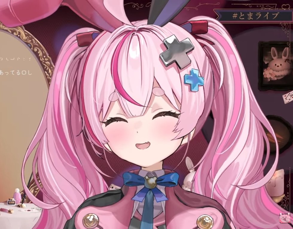 pan_cake0724's tweet photo. 小悪魔感全開のお顔もジト目上目遣いの破壊力もお口にへ～の女児もウサ耳オフの正統派美少女も全部かわいい！！
#とまライブ https://t.co/hCAgVi4aJI