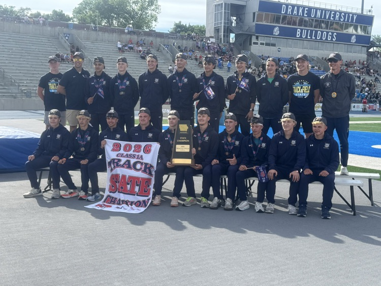 RiversideDawgs's tweet photo. Congrats to the Boys Track &amp; Field team, Class 1A State Team Champions! https://t.co/m9FlYwwbHT