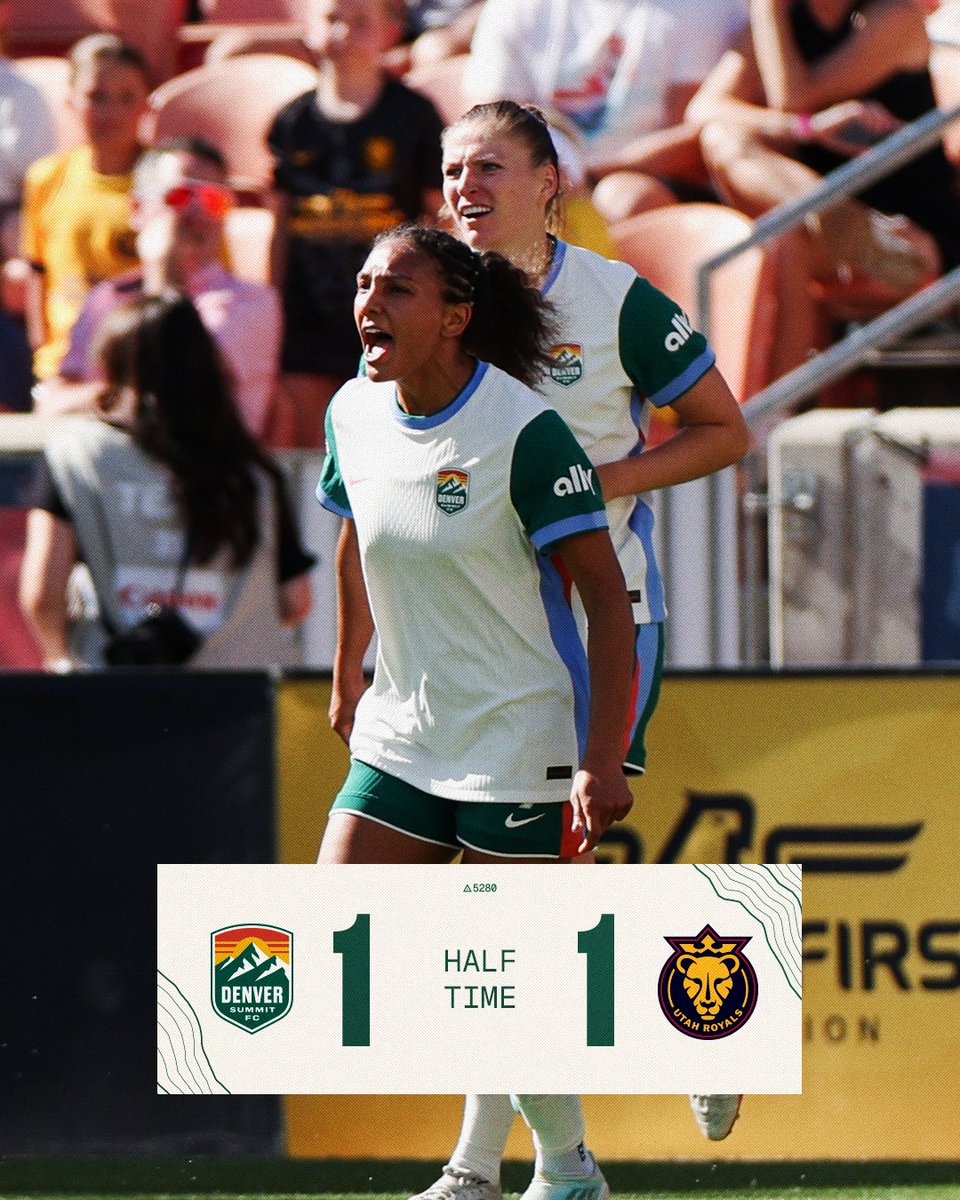 denversummitfc's tweet photo. Level at the half. 45 to go! https://t.co/rdVzW330qv