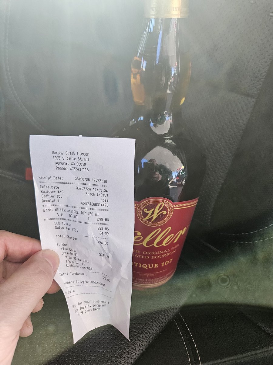 JustinChapin4's tweet photo. @RareBourbonHub https://t.co/WJ9UBHVoGP