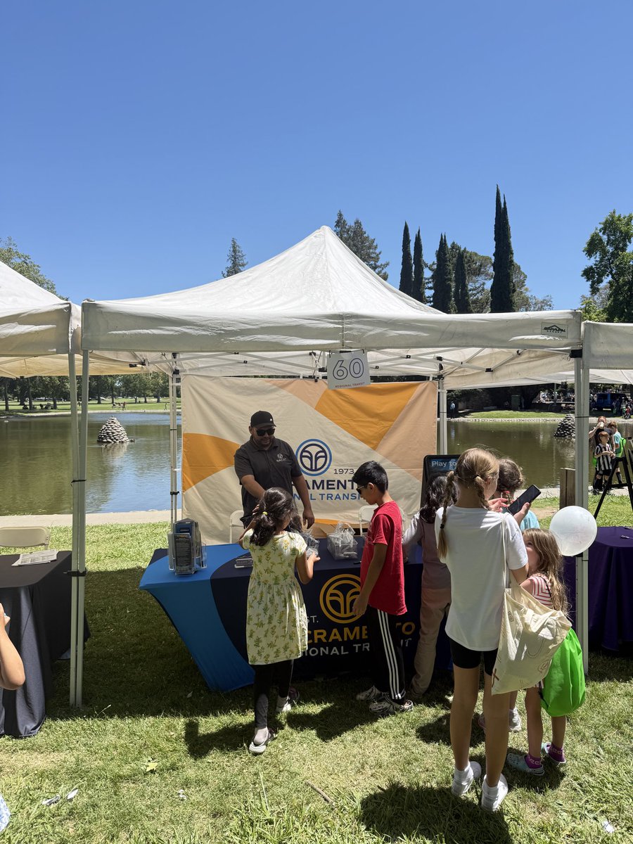 RideSacRT's tweet photo. Great time at the International Kids Festival, today! Thank you to everyone who came by our booth. https://t.co/FvWQPaPcfa