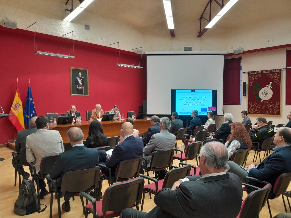 Instituto_UGM's tweet photo. Este jueves 21 de mayo ha tenido lugar la jornada técnica bajo el nombre : Implantación de la Ley de protección y resiliencia de las entidades críticas: implicaciones y retos. 👉 https://t.co/ooR5CWOZs9

#EntidadesCríticas #InfraestructurasCríticas #Resiliencia #SeguridadNacional https://t.co/2r05ypd3Q1