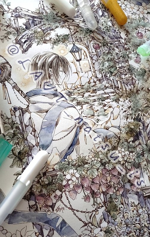 LAUT_natsu_is's tweet photo. あとは仕上げのホワイトを入れれば完成です😌✨✨️

#祈り導く_只今制作中 https://t.co/zoBAsV5fJu