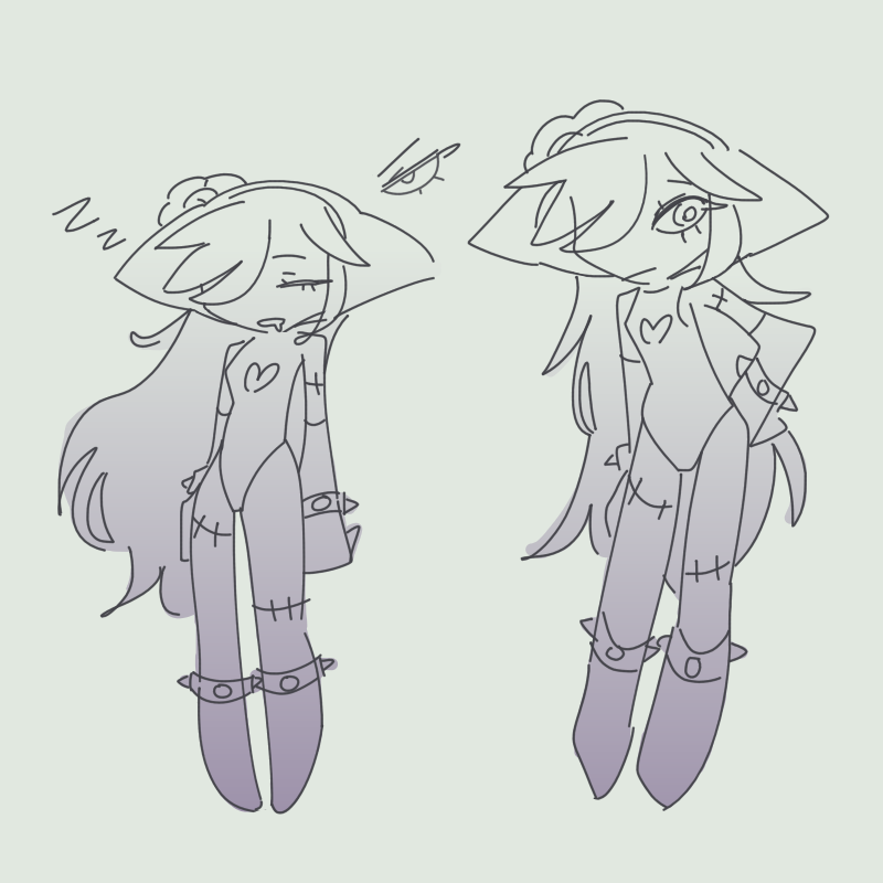 brainrothime's tweet photo. yet again more zombie doodles https://t.co/8XqvneJmGv