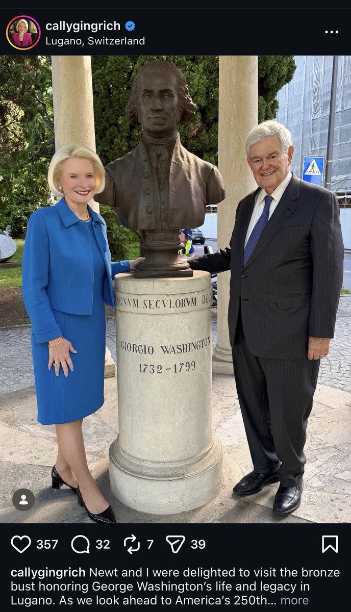 breynolds94's tweet photo. It has to be on purpose at this point. She yassified the photo enough for Georgio Washington to give them side eye https://t.co/w3CrVOBxmJ