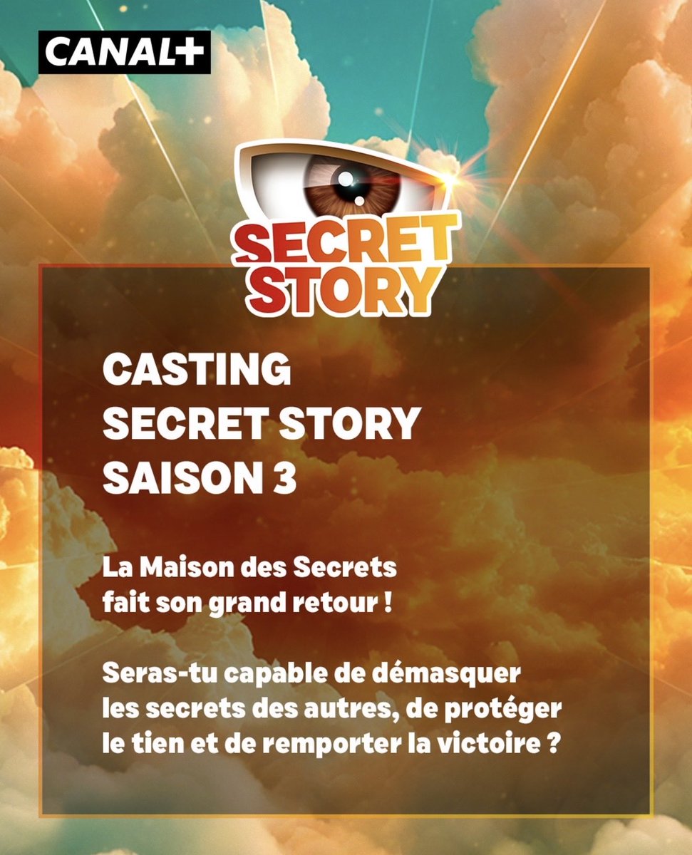 cplusafrique's tweet photo. 🚨 ALERTE CASTING 🚨

Tu souhaites intégrer la Maison des Secrets et percer tous les mystères sans jamais te faire démasquer ? 👀
Rejoins l’aventure Secret Story dès maintenant via le lien ci-dessous 👇

Lien inscription : https://t.co/4Hvi5cjCl8

À toi de jouer ! https://t.co/BYChgBwbZ3