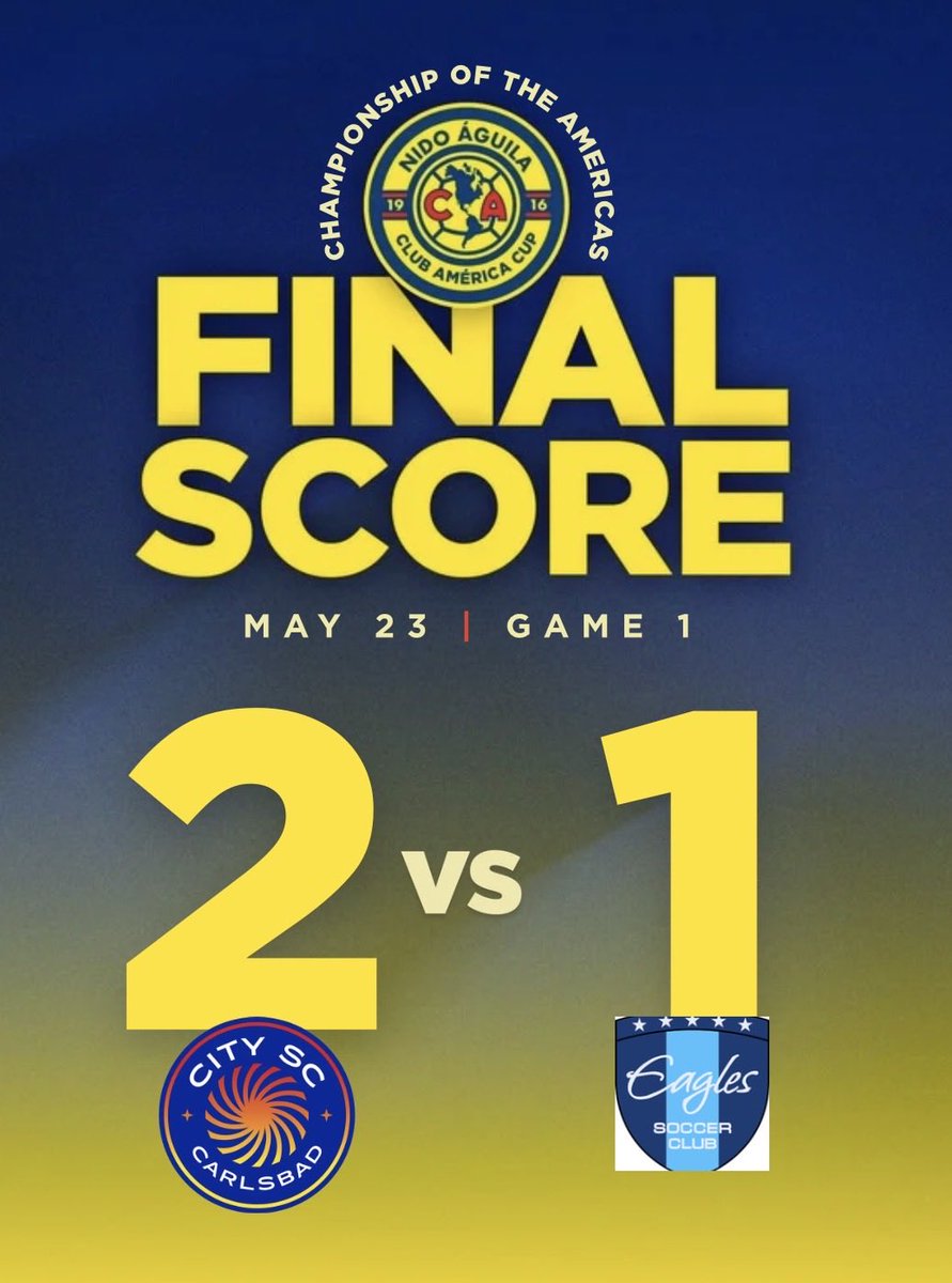ParkerLochore's tweet photo. Game 2 win @ Club America Cup City SC San Diego MLS Next Academy https://t.co/NK0DF8mS6S