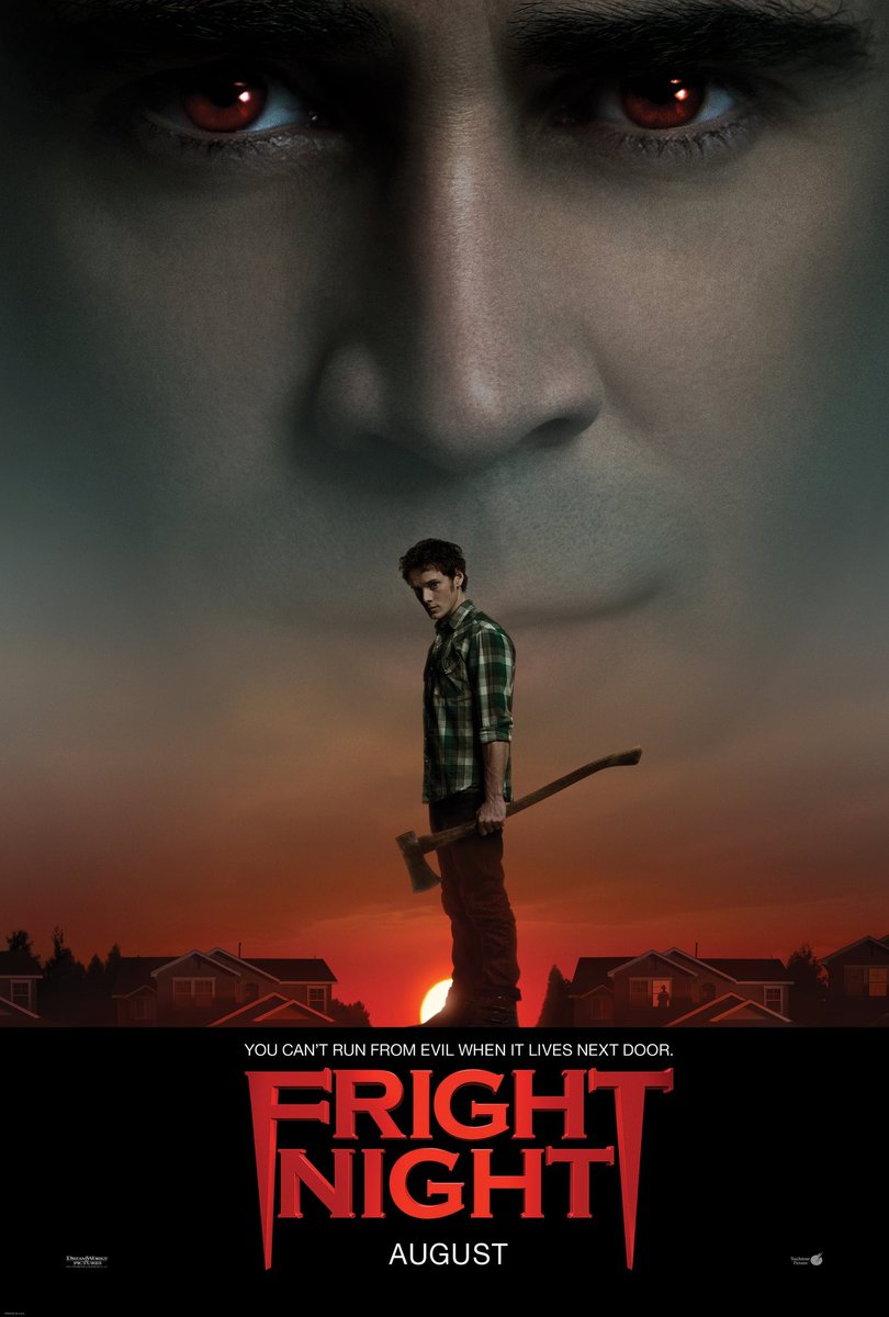 EugWSerra's tweet photo. On August 19, 2011, Fright Night was released. #FrightNight #AntonYelchin #ColinFarrell #ImogenPoots #DavidTennant #ToniCollette #ChristopherMintzPlasse #ChrisSarandon https://t.co/8kKdAnfK3Y