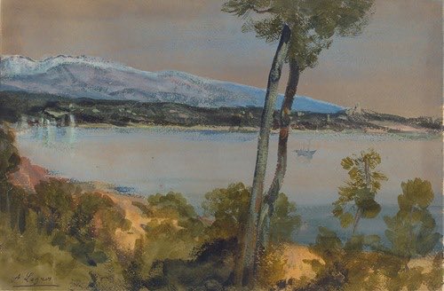 WilhelmGustloff's tweet photo. ￼
Mountains Seen beyond a Lake, n.d.
Alphonse Legros 1837-1911 https://t.co/hg0g9abTNz