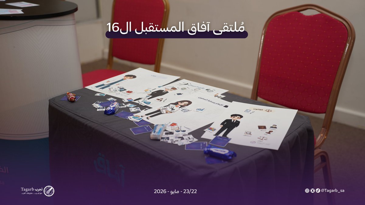 Tagarb_sa's tweet photo. بفضل الله.. لُقب ركن تَجَرّب بـ أفضل ركن مشارك في ملتقى آفاق 16! ⭐️

كل الشكر والتقدير لجمعية آفاق ولكل من زارنا ودعمنا، وبإذن الله مستمرين معكم في طريق التوجيه والنجاح المهني .

#تجرب #تخصصات #ملتقى_آفاق_16 #توجيه_مهني https://t.co/AGDPoQF19U