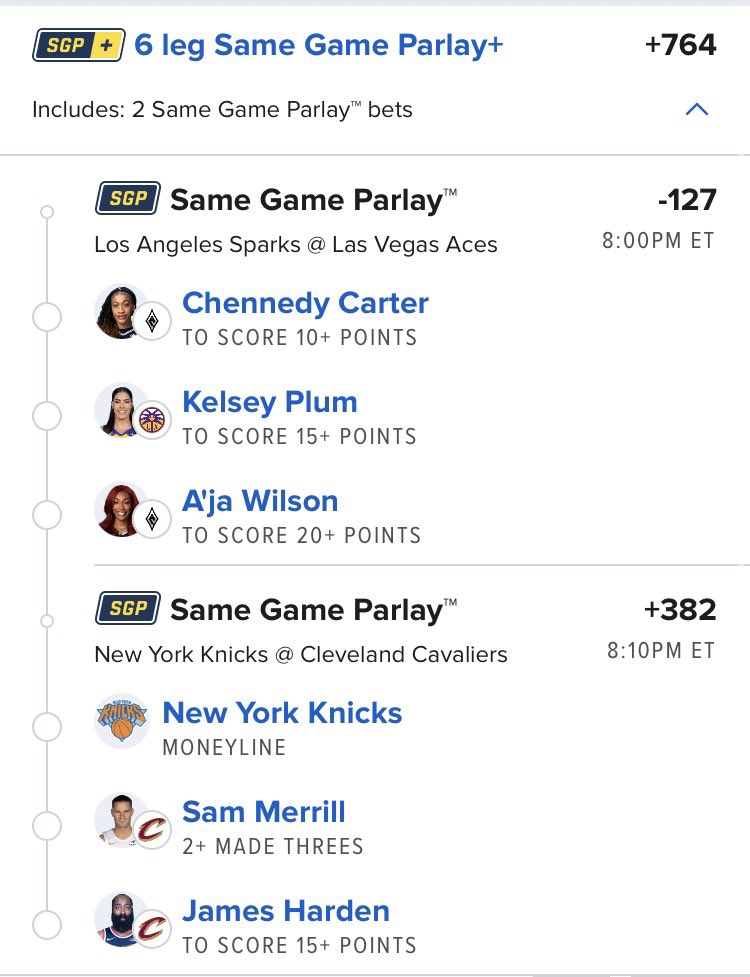 DevinParks_'s tweet photo. ⛹️‍♀️WNBA &amp; ⛹️‍♂️NBA PARLAY+ 👁️👁️ https://t.co/E7mtZRac4A