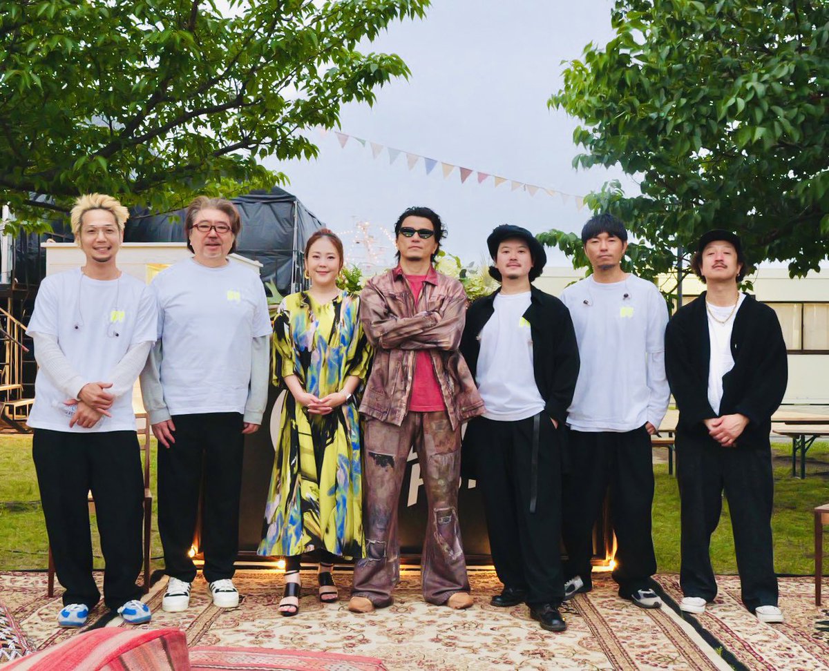 DrShirane's tweet photo. グリーンルームありがとうございました❕
やっぱ超最高の良い空気感。

#BPM 初披露は激アツだった！
Kvi Babaさんありがとうございます🙌

今回のクレバンドには@_BlueVintage_ のtaigaが参加してくれました👍❤️‍🔥
#KREVA
#KREBand #熊井吾郎 #SONOMI #柿崎洋一郎 #��神田智彦 #taiga #白根佳尚

#SONOR https://t.co/rUdz2NKEBC