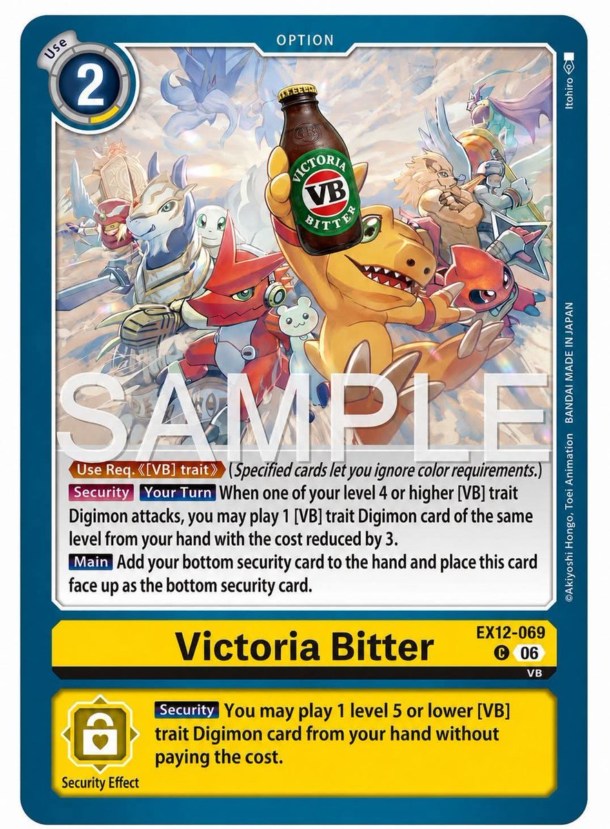 YEA BLOODY OATH MATE CRACK OPEN A VB AGUMON, GET ON THE GATHO