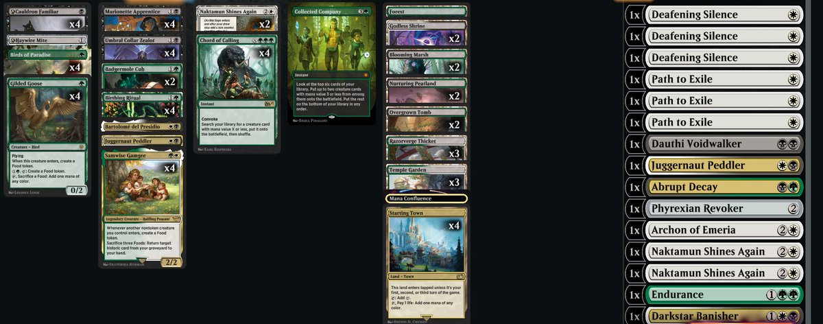 sixmp5's tweet photo. disappointing 2-3 in my first AC. r5g3 i sac a cauldron familiar in response to rip and it went to exile. me and my opponent were sure rip was still on the stack. oh well.

i'll queue for the next one. hopefully its a real format. rooting for teammates Ivan and Alex tmr🙃 https://t.co/5kmWs5NFw3