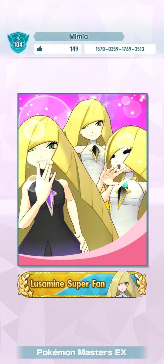 MimicGluttonous's tweet photo. @Andrich_Galam Big Lusamine fan myself.
I love her so much!
Unfortunately, I wasn't able to get the Sygna Suit Lusamine, but I'm dedicated to saving up to get her when she comes back around!
Lusamine forever!🫶 https://t.co/v9Ym6sn8kD
