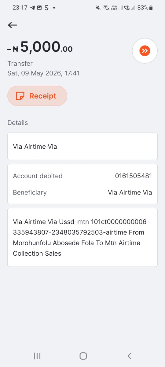 Kunle782535045's tweet photo. @MTNNG https://t.co/kzNgz9InSr