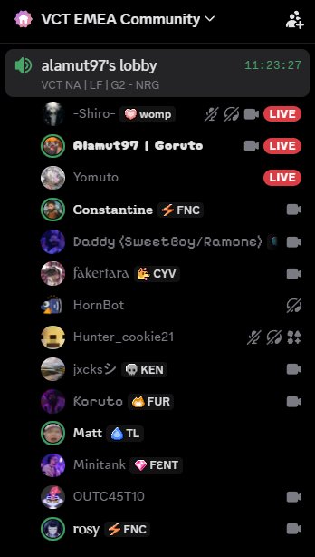 alamut97's tweet photo. #VCTAMERICAS watchparty is lit 🔥 @valesportsna https://t.co/KSHfudR1U7