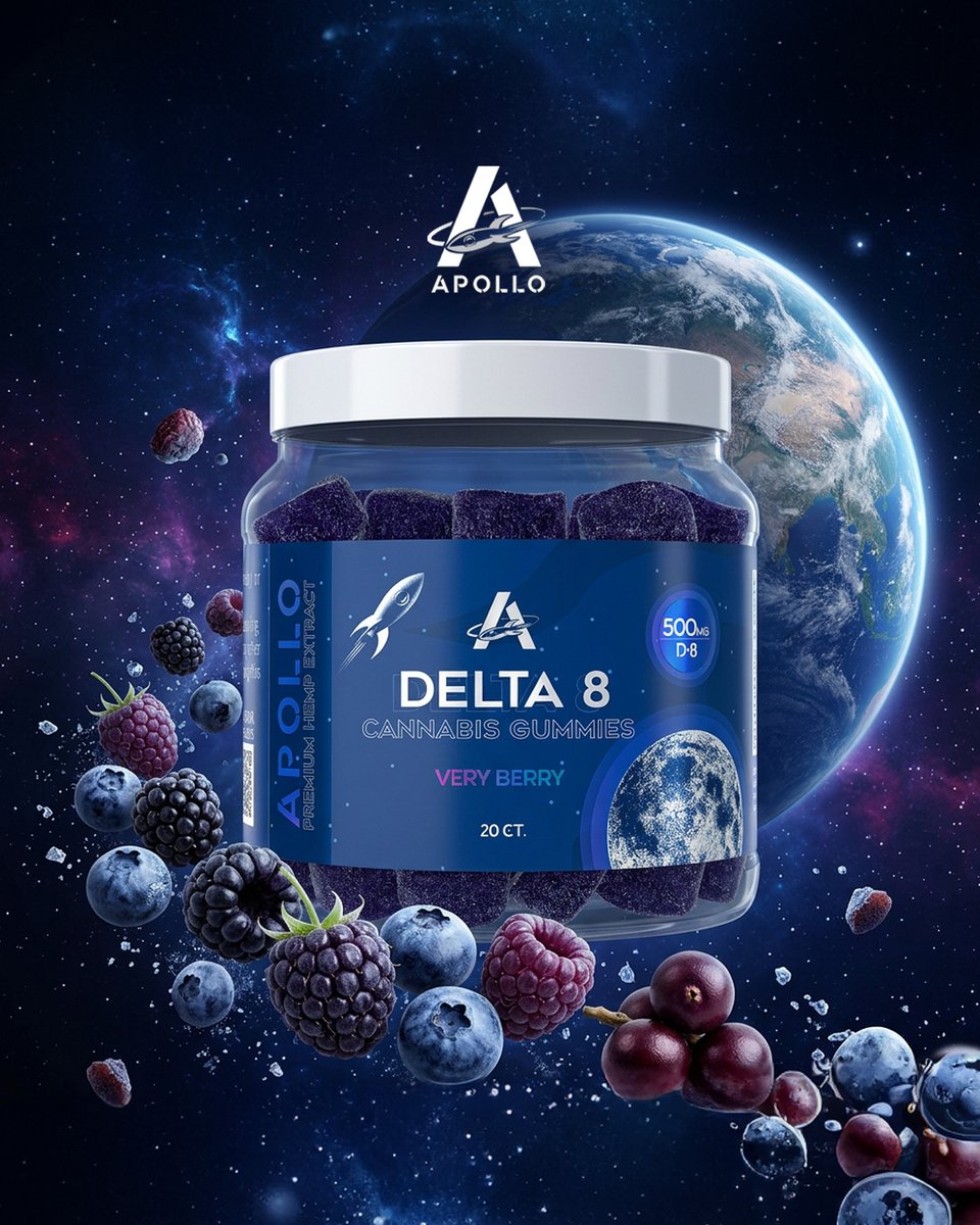Thinkapollo's tweet photo. Our extracts are tested to ensure the safest and most potent Delta 8 on the market. Kick back and let Apollo take you to the moon! 🚀

#explorepage #elevatedlifestyle #tothemoonandback #blastoff #foryoupage #cosmos #gummies #spaceranger #explorethecosmoswithApollo https://t.co/4WyPnbNDKe