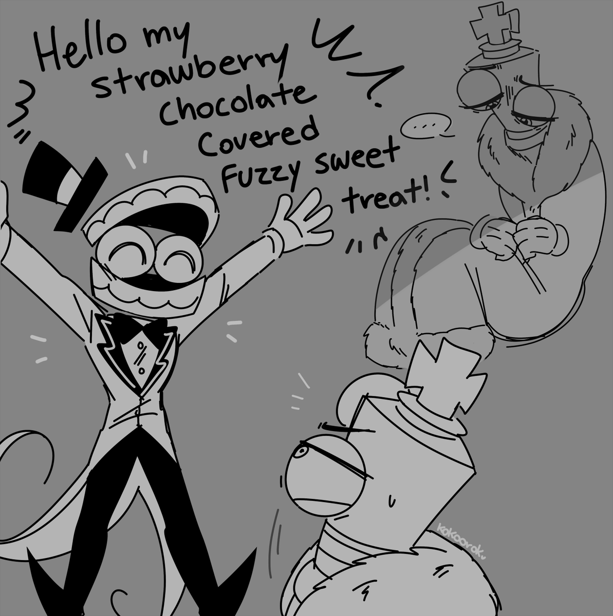 kokoorok's tweet photo. Caine and Kinger comic (1/?) #tadc #royalteeth https://t.co/ZP9xX1XB97