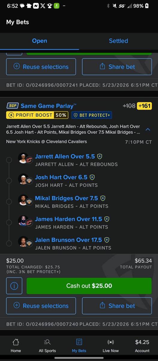 PalloneThomas's tweet photo. @cookitup31 Double up bet... Bam! https://t.co/jMxou6yauV