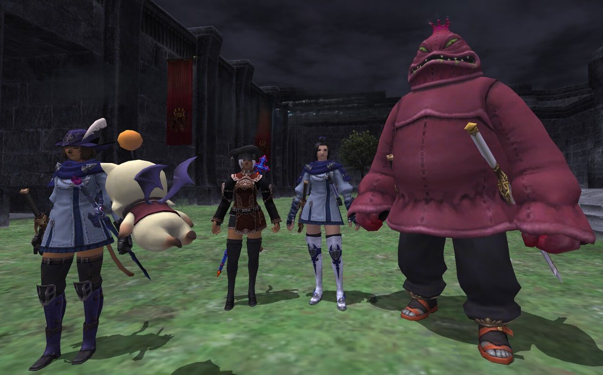 Tukiko_WHM's tweet photo. ダイバーサンド不滅隊
月で釣れちゃってエントゥームだけだと倒すのに時間かかるとき誰かがスペクトラルフローし始めると自然に合わせて夢想花カバーし、次は逆の人がフロー＞夢想花カバーみたいな以心伝心が無言で出来るとき、心の中でこっそり「ウチら最高のチームだぜ…」ってなってる笑
#FF11 https://t.co/66KQhTFNbz