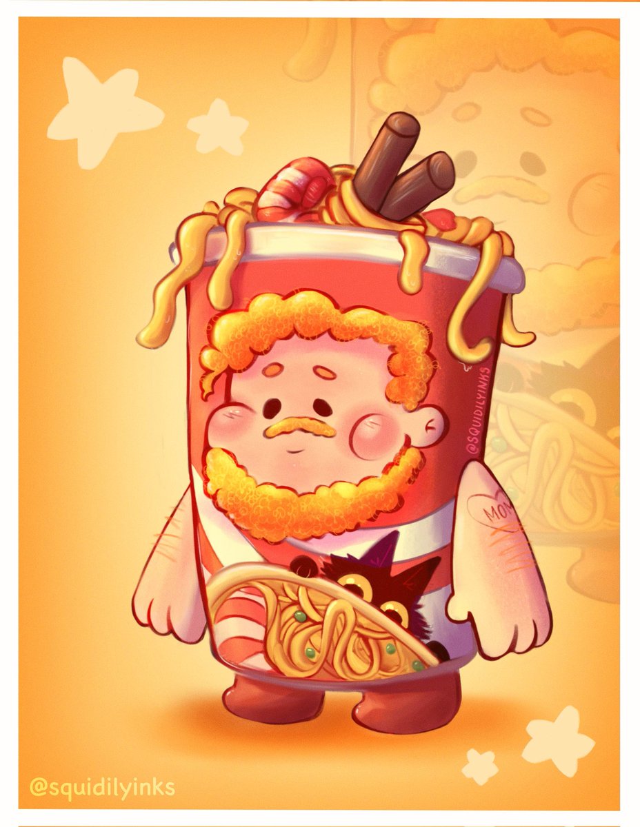 squidilyinks's tweet photo. I don’t know if Caseoh ever ended up getting his Cuppa Noodles skin on Fall Guys, so I needed to make sure he got the hook up 🤝✨️
.
.
.
#caseoh #caseohgames #caseohfanart #fanart #art https://t.co/XiDCVUoZGl
