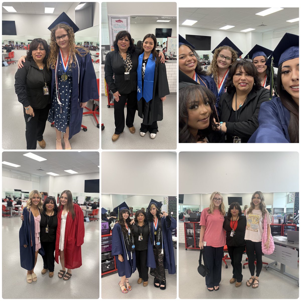 MrsLochridgeCTE's tweet photo. The cosmetology class of 26 has come to a close with a sad goodbye. I am incredibly proud of each of them. I am happy to be a part of their journey. Amazing students!✂️@NisdCTE @NorthwestISD @NISDCosmetology @ByronNelsonHigh @NHSTexans @EatonHighSchool https://t.co/LosqdxCUWD