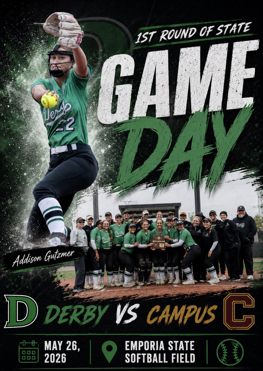AddisonGutzmer's tweet photo. THE TIME HAS COME 💚💚
@Derby_Softball 
@PrepSoftball 
@ExtraInningSB 
@MidwestPremierS 
@TOP_D1RECRUITS 
@sportsinkansas 
@CoastRecruitsSB 
@LineDsoftball 
@DiamondAddicts https://t.co/G3fdMR67Iv