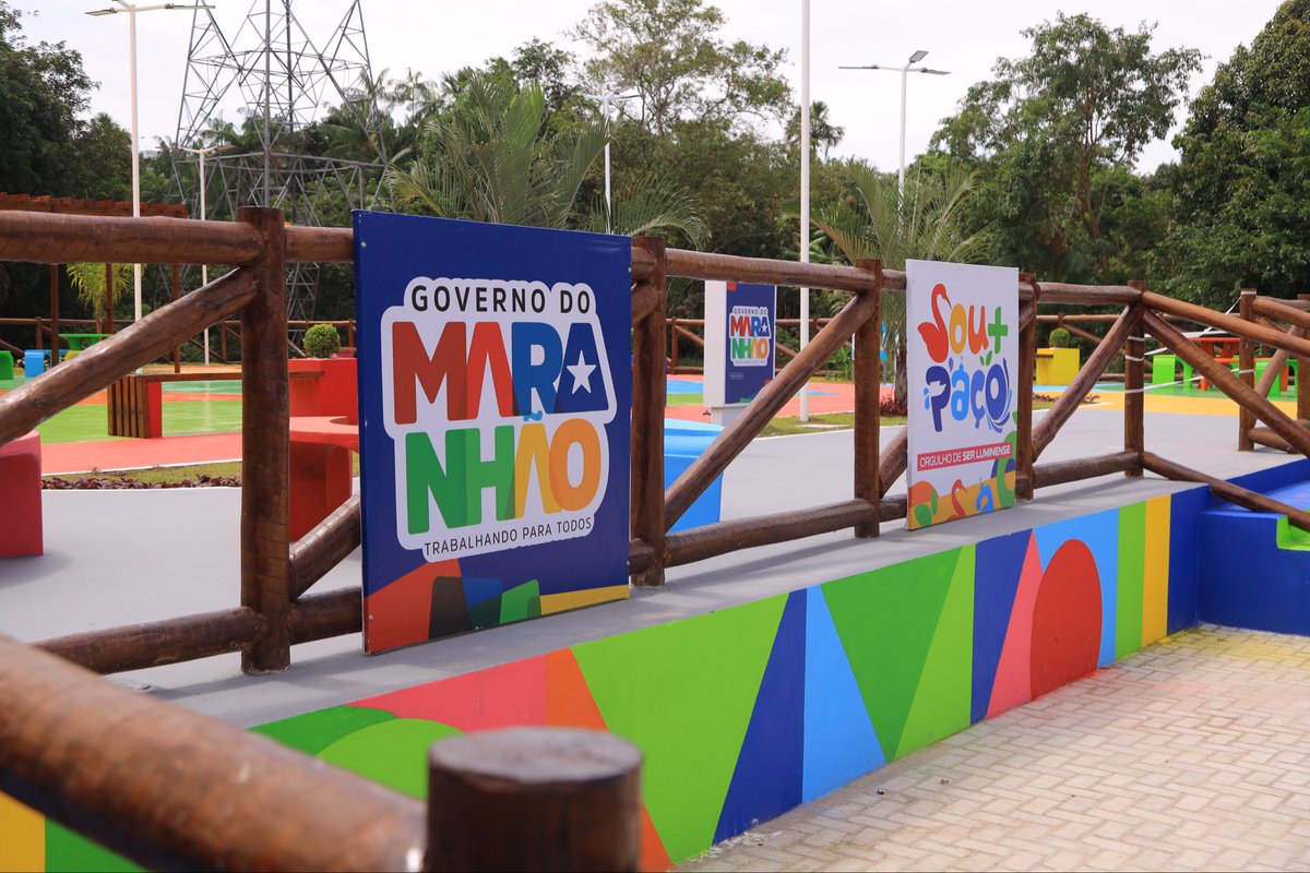 prefpaco's tweet photo. A MA-201 ganhou um novo espaço de lazer: a Praça do Rio São João! ✨🌳

Moderna, ampla e feita para toda a comunidade. E essa já é a 18ª praça entregue em menos de 1 ano e meio de gestão. 💙

#PaçoDoLumiar #PraçaRioSãoJoão #NovosTempos https://t.co/7qc92Vr0Mk