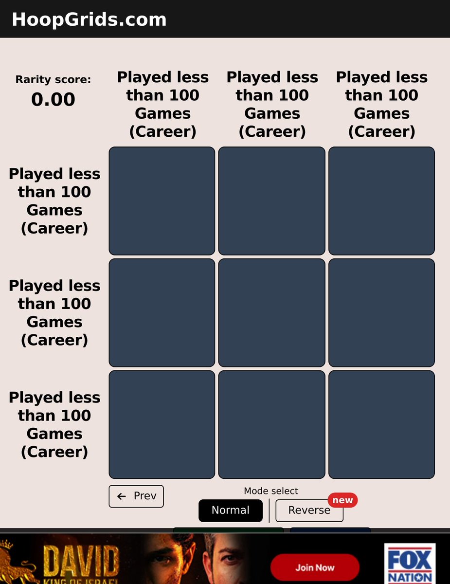 All New Hoop Grid just dropped! Reply with your grid if you can ...