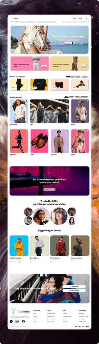tron61259520's tweet photo. Day 12/100 🚀 E-commerce UI 🛍️

A shop so smooth I almost checked out my own mock product 😭✨

UI/UX Designer creating clean, conversion-focused web experiences.

🖥️ https://t.co/VRkbGn9AX2
📩 mumtaz.sidiali@gmail.com

#100DaysOfUI #UIDesign https://t.co/blnco9HXlY