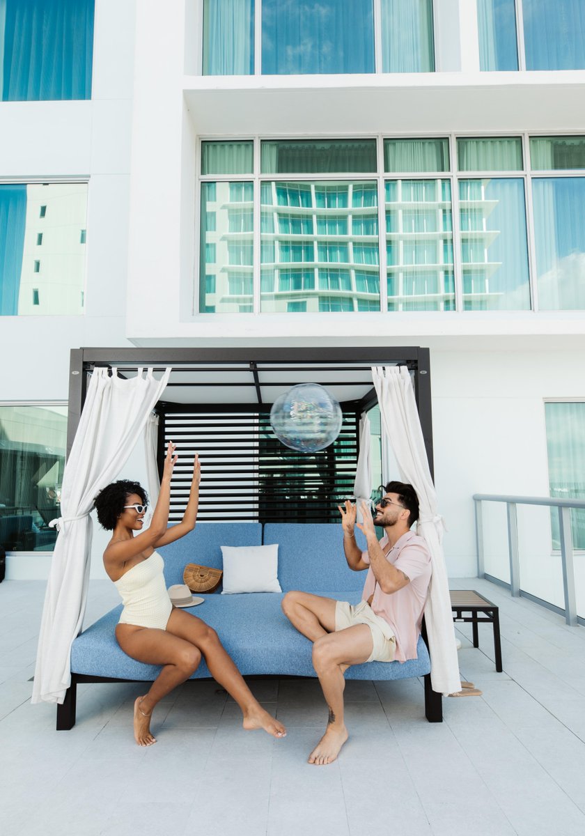 MarriottFLL's tweet photo. ☀️ Rooftop pool days > everything else.

Music, inflatables, cocktails, cabanas, and South Florida sunshine all Memorial Day weekend at Marriott Fort Lauderdale Airport.

Not staying with us? Join through ResortPass. 

#MarriottHotels #MemorialDayWeekend #PoolDay https://t.co/HRr9O2k0lS