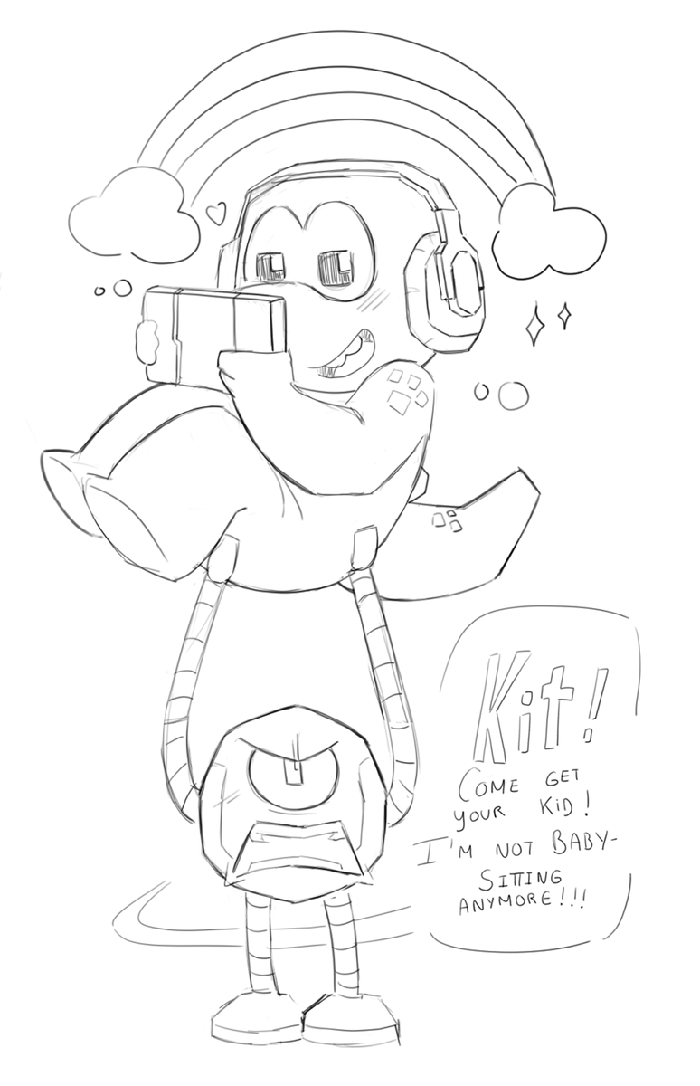 WeirdWindow's tweet photo. More gameoverse doodles!!
#gameoverse #kaboodle #gobbles #fanart https://t.co/3hgev0pxZh