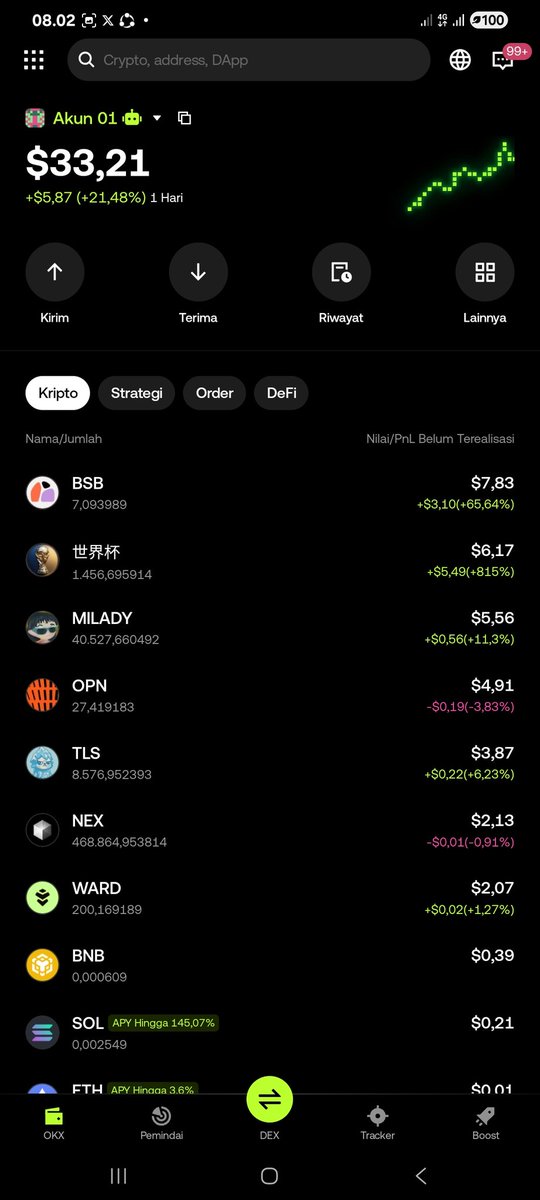 DickycandraL's tweet photo. Hari ke-5 

#Flap🦋 #Bnb #crypto https://t.co/vHuQM9wZHE