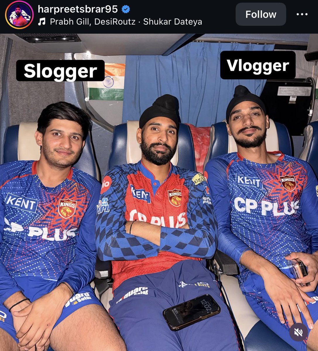 Imanshucric's tweet photo. Harpreet Brar’s Instagram post. 🤣
#PbksvsLSG https://t.co/9Issa2boAS