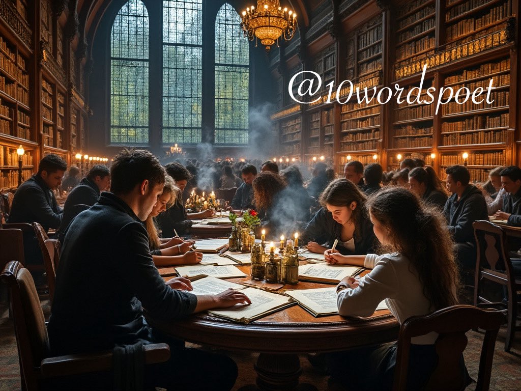 10wordspoet's tweet photo. Please use the hashtag #10wordspoet **along with**  @10wordspoet for retweets. Write a poem in *only* ten words using the prompt of the day~

5/23: champion
*
5/24: charm
5/25: perfume 
5/26: chandelier 
5/27: globe 
5/28: roses
5/29: candles
5/30: books

I don’t repost nudity in images as many followers don’t want that in their feed, but please feel free to use the images of your choice.