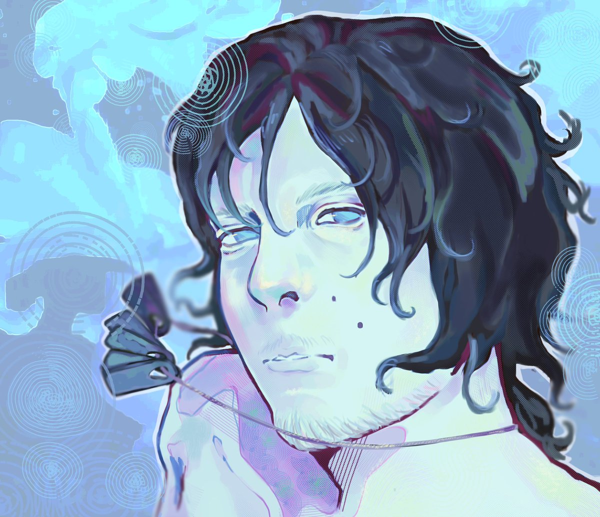puddinguh's tweet photo. Larping death stranding hes the only character i could think of thatd match the color scheme i wanted to try im sorry 🫩 https://t.co/z0TwxgdlT9
