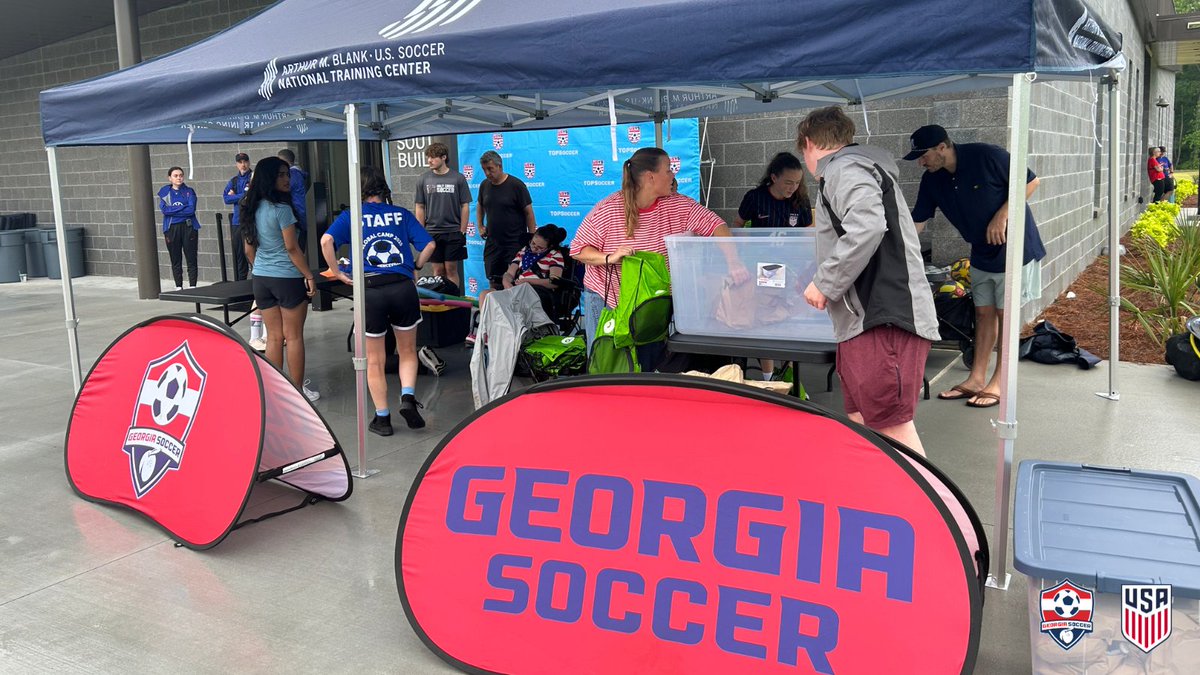 GeorgiaSoccer's tweet photo. Today’s ADAPTandTHRIVE Invitational brought athletes of all abilities together through the game.

Thank you to TOPSoccer of @USSoccer, CP Soccer, Amputee Soccer, Deaf Soccer, Down Syndrome Soccer, Sogility, @publix and @chobani for an incredible day.

#GeorgiaSoccer #TOPSoccer https://t.co/cYOmfVAcyv