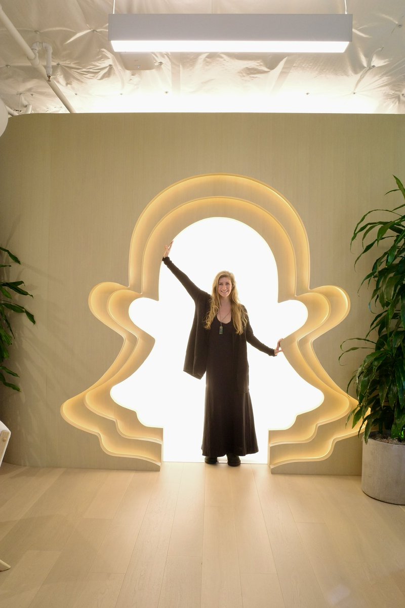 kelseysnaps's tweet photo. can’t believe today marks ten years at snap. a whole decade. what a ride ♥️👻 https://t.co/p591Euz95j