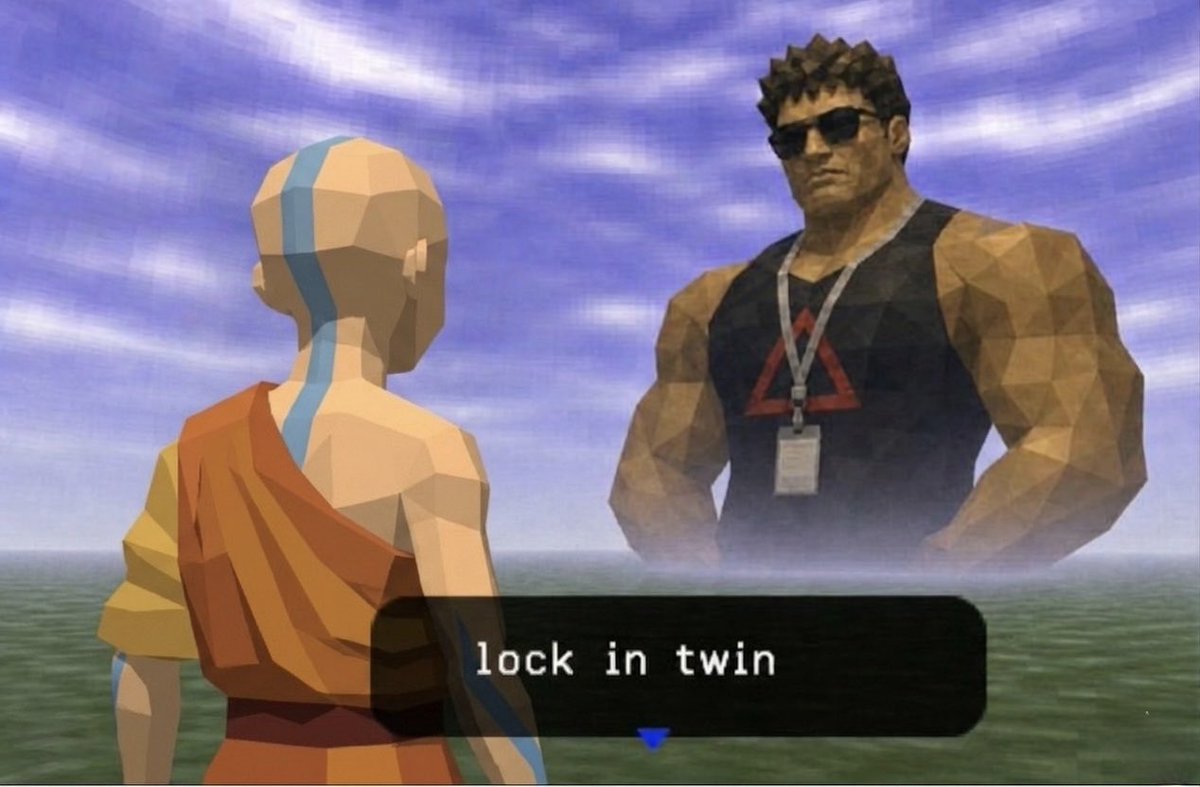 averageandy's tweet photo. Lock in twin https://t.co/tNHrUDP4l7