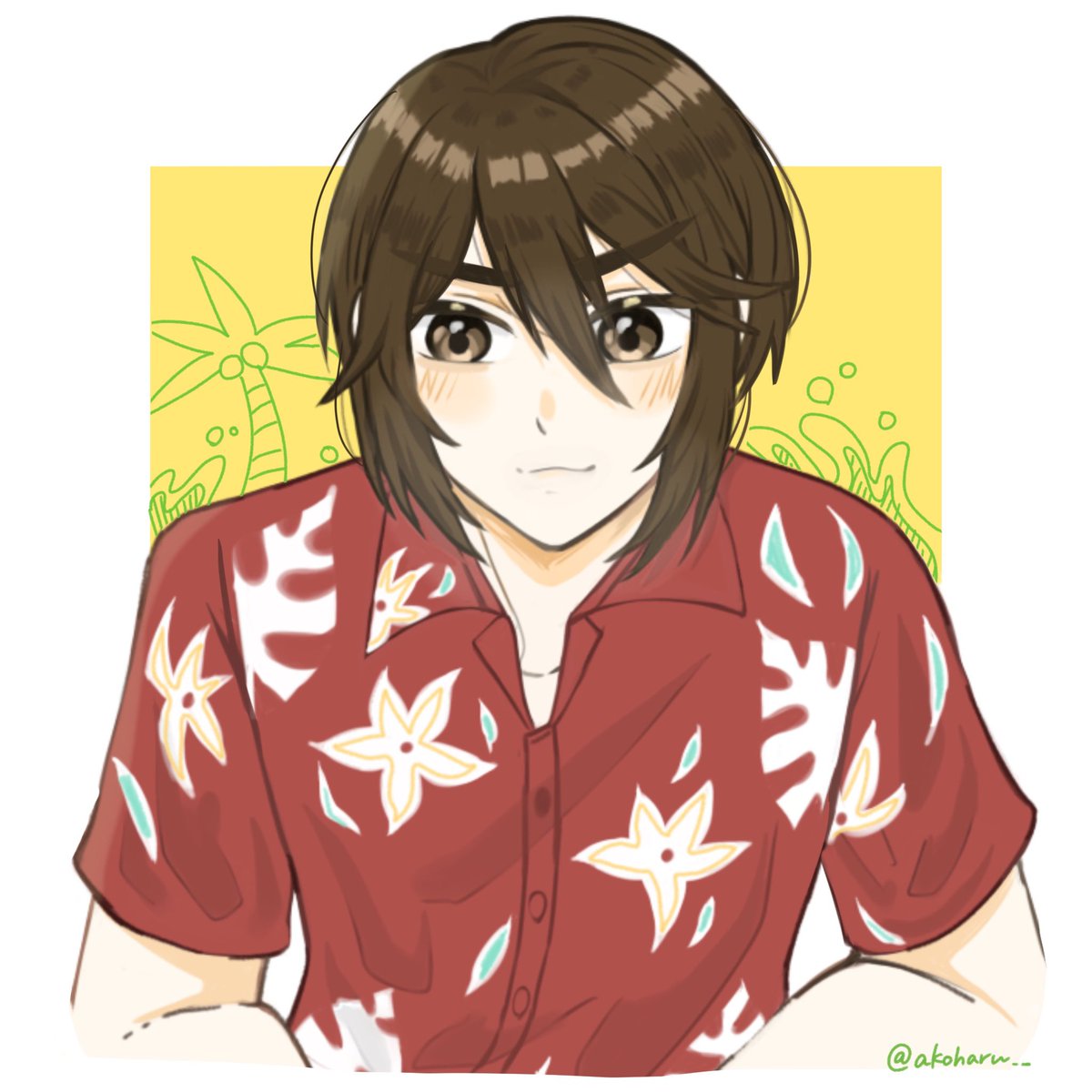 らくがき Summerな香くん #ヘタリア #APH