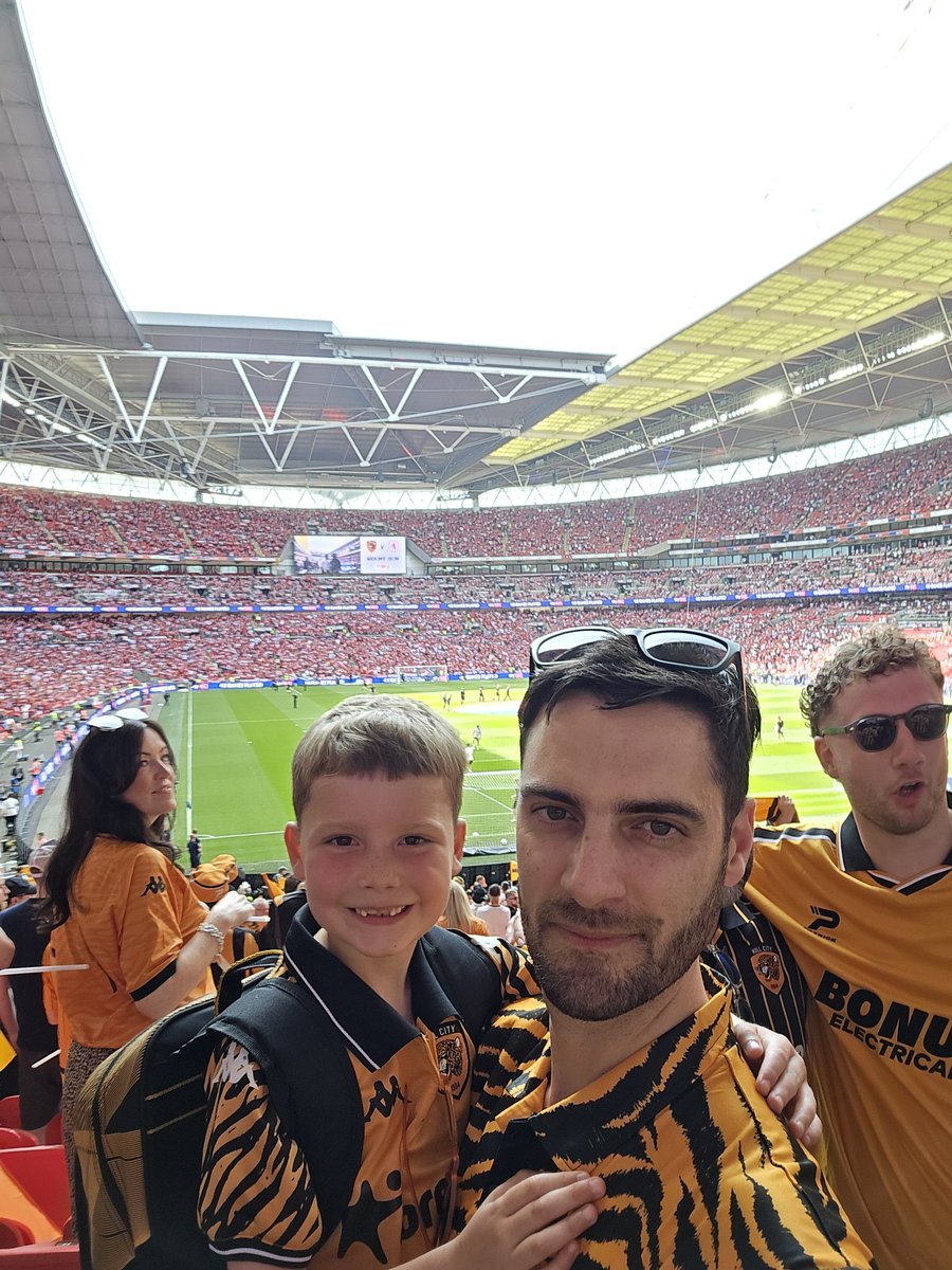 captainjohnboy's tweet photo. They did it! Now unquestionably the biggest team of overachievers I've seen in my 35 years or so of watching City. I've seldom been prouder of this club. An incredible season. #hcafc https://t.co/1T8jSS0zPR
